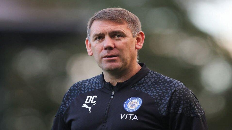 Stockport manager Dave Challinor